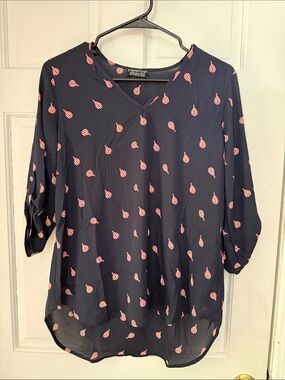 Papermoon Navy Blouse